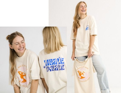Koszulki do jogi z bawełny organicznej